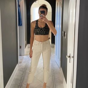 *new with tags* Banana Republic Straight Leg Cream Jean